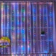 Светодиодная гирлянда штора 3м×3м с крючками 300 LED медная с пультом "Водопад" 3м×3м разноцветная - изображение 3