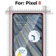 Защитное стекло Phenvel 2.5D для Google Pixel 8 (Полностью прозрачное) - изображение 2