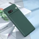 Силиконовый чехол для Google Pixel 8 (с микрофиброй внутри) Зелёный - изображение 1