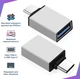 Адаптер перехідник Borofone BV3 Type-C to USB 3.0 (F) сріблястий - зображення 2