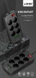 Мережевий Подовжувач LDNIO SE6403 4USB Чорний - зображення 5