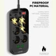 Мережевий Подовжувач LDNIO SE6403 4USB Чорний - зображення 6