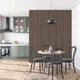 Декоративная стеновая рейка Sticker Wall 160*23*3000мм (D) SW-00001538 Коричневая - изображение 6