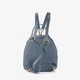 Сумка-рюкзак женская кожаная маленькая Regina Notte Backpack 3492 Джинсовый - изображение 4