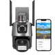 Камера видеонаблюдения PTZ уличная WiFi P11 (3MP➕3MP) (ICSEE) - изображение 3