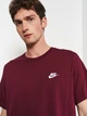 Футболка Nike M Nsw Club Tee AR4997-682 S Night Maroon (196606936680) - изображение 4