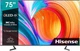 Телевізор 75 дюймів Hisense 75A76GQ (Smart TV QLED Bluetooth) - зображення 2