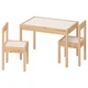 Ikea (Ікея) Дитячий стіл + 2 стільця LÄTT 501.784.11 - изображение 1