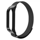Металічний ремінець Міланська петля Milano MiJobs Xiaomi Mi Band 7 magnetic чорний - зображення 2