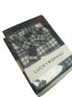 Класична чоловіча сорочка Lucky Brand в клітинку в клітинку,Чорно-білий з сірим, розмір L - зображення 5
