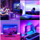 Светодиодная самоклеющаясяLED лента RGB 3528 с пультом и блоком питания 5 м для подсветки на потолок, кухню - изображение 2