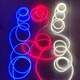 Светодиодная неоновая лента диодная гибкий неон дюралайт 5 м 480 led красная Blachere (Франция) гибкая уличная для декора интерьера и вывески от сети 220в - изображение 8