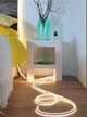 Светодиодная неоновая лента диодная гибкий неон дюралайт 5 м 480 led белая Blachere (Франция) гибкая уличная для декора интерьера и вывески от сети 220в - изображение 13