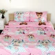 Простирадло на гумці Бязь Lola dolls Рожевий 90*190 висота 25 см - зображення 3