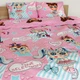 Простирадло на гумці Бязь Lola dolls Рожевий 90*190 висота 25 см - зображення 5