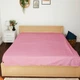 Простынь без резинки Ранфорс Dry rose 200*220 см Розовый - изображение 1