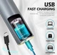Машинка для стрижки волос триммер на аккумуляторе USB-кабель для зарядки DSP 9О639 - изображение 4