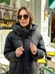 Женская зимняя короткая куртка Visdeer L черная 51382 - изображение 7