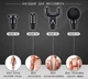 Аккумуляторный массажер Fascial Gun KH-320 портативный ручной ударный мышечный пистолет 4 насадки - изображение 4
