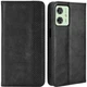 Чехол-книжка Deexe Retro Style для Motorola Moto G54 / G54 Power - Black - изображение 1