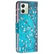 Чохол з малюнком Deexe Color Wallet для Motorola Moto G54 / G54 Power - Plum Blossom - зображення 3