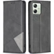 Чохол-книжка з кишеньками UniCase Geometric Pattern для Motorola Moto G54 / G54 Power - Black - зображення 1