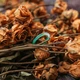 Кольцо из натурального камня Агат зеленый Высота 3 мм 17-18 р-р - изображение 1