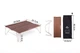 Столик походный Naturehike Compact Table 340х250 мм NH17Z001-L Diva Blue - изображение 2