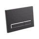 Комплект: Qtap Nest ST Інсталяція для унітазу 4в1( Клавіша лінійна Black mat 152x220x13mm) - зображення 2