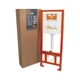 Комплект: Qtap Nest ST Інсталяція для унітазу 4в1( Клавіша лінійна Black mat 152x220x13mm) - зображення 8