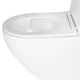 Унітаз підвісний Qtap Jay Ultra Quiet сидіння Slim Duroplast/ Soft-close/ Quick relase 485х360х320 мм WHITE - изображение 4