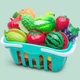 Дитячий набір кухонного посуду BauTech та продуктів 131 предмет Червоний (1012-981-00) - зображення 7