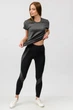 Костюм для фітнесу (футболка та лосини) Go Fitness 90034-1-1 розмір XL-XXL - зображення 1