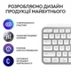 Клавiатура бездротова Logitech MX Keys S Pale Grey (920-011588) - зображення 8