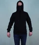 Толстовка с маской мужская худи (Ninja) XS Черная - изображение 1