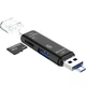 Кардридер Fonken (card reader/writer) USB 2.0 OTG/TypeC/MicroSD/MicroUSB 5 в 1 для телефона ноутбука и т.д - изображение 1