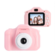 Детский цифровой фотоаппарат Kids Camera GM14 с записью видео и с играми Розовый GGS-77 - изображение 4