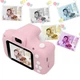 Детский цифровой фотоаппарат Kids Camera GM14 с записью видео и с играми Розовый GGS-77 - изображение 5