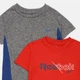 Набор детских футболок 2 шт для мальчика Reebok H9893RB (2T) 92 см Lt Grey Ctnc (196096256268) - изображение 3