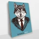 Дерев'яний постер Business wolf А5 - зображення 2