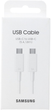 Kabel Samsung USB Type-C - USB Type-C 5A 1.8 m biały (8806094257533) - obraz 1