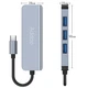 USB Type-C Хаб на 4 порта Addap UH06 | Разветвитель - концентратор USB : 3 x USB 2.0, 1 x USB 3.0 - изображение 2