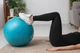 М'яч для фітнесу (фітбол) PowerPlay 4001 Ø65 cm Gymball М'ятний + помпа - изображение 5