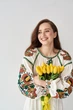 Жіноча сукня MEREZHKA "Надія" зелена вишивка, розмір євро 40 - изображение 9