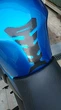 Наклейка на бак мотоцикла Progrip Blue 3D - изображение 4