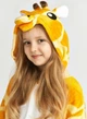Пижама кигуруми Kigurumi Жираф для девочек Оранжевый на рост 100-110 см (201441) - изображение 4