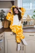 Пижама кигуруми Kigurumi Жираф для девочек Оранжевый на рост 100-110 см (201441) - изображение 6