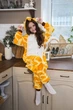 Пижама кигуруми Kigurumi Жираф для девочек Оранжевый на рост 100-110 см (201441) - изображение 7