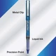 Ручка Pilot ‎Precise V7 Rolling Ball, Extra Fine 0.7 мм Синяя (‎35349-1) - изображение 2