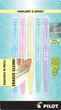 Набор текстовыделительных стираемых маркеров 5 шт Pilot, FriXion Light Pastel Erasable Highlighters (‎46543) - изображение 1